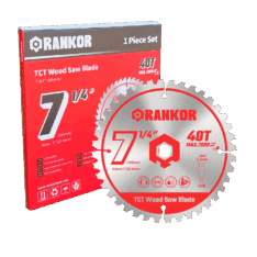 DISCO DE SIERRA P/MADERA 7-1/4” (185X25.4MM) 40T (100000022) – RANKOR