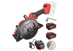 SIERRA CIRCULAR 5-1/2” 2BAT. 4.0AH 20V LITIO 6600/MIN (RLCS20002) – RANKOR