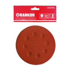 DISCO DE LIJADO DE 115MM (X5UND) – GRANO 40/60/80/100/120 (100000120) – RANKOR