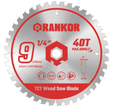 DISCO DE SIERRA P/MADERA 9-1/4” (235X30MM) 40T (100000024) – RANKOR
