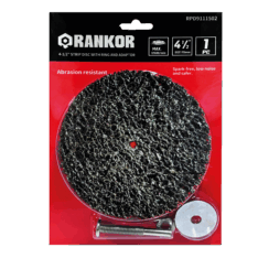 DISCO DE TIRAS DE 4-1/2” C/ANILLO P/ TALADRO + ADAPTADOR (100000117) – RANKOR