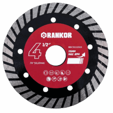 DISCO DE CORTE DIAMANTADO TIPO TURBO 4-1/2” (100000108) – RANKOR