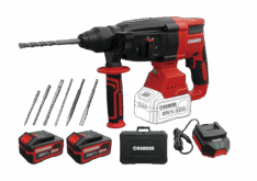 ROTOMARTILLO INALAMBRICO SDS PLUS BRUSHLESS 20V + 2 BAT. + CARGADOR (RLHD20001) – RANKOR